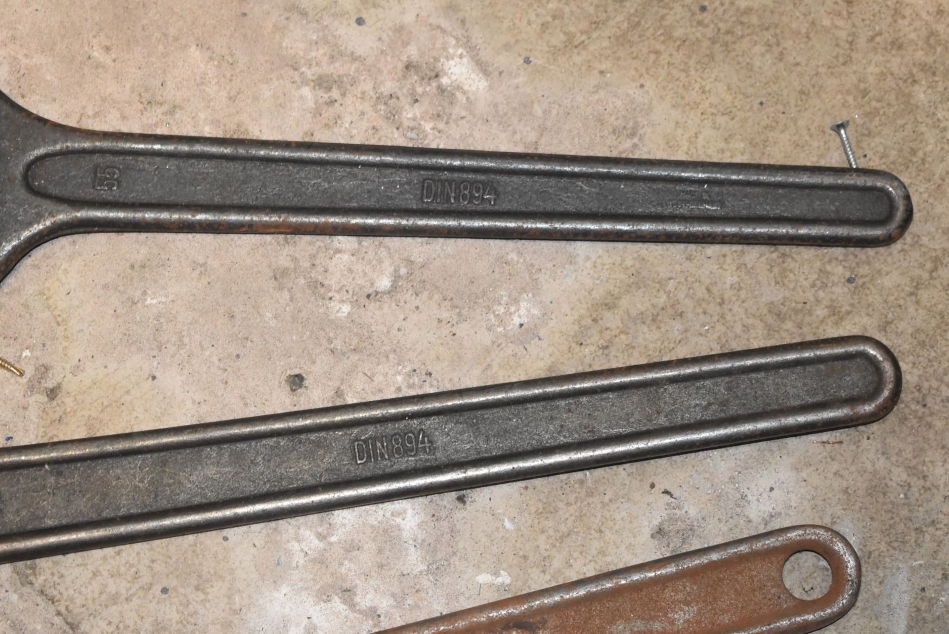 3 x Large Industrial Spanners - Image 2 of 6