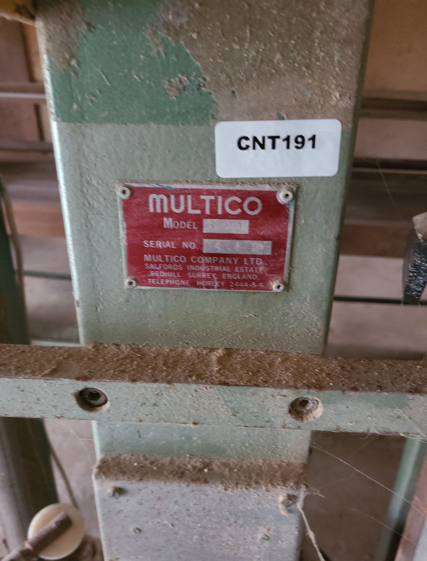 1 x Multico SC3 Wall Saw 2M X 2M X 1.8M - Ref: CNT191 - CL846 - Location: - Image 3 of 11