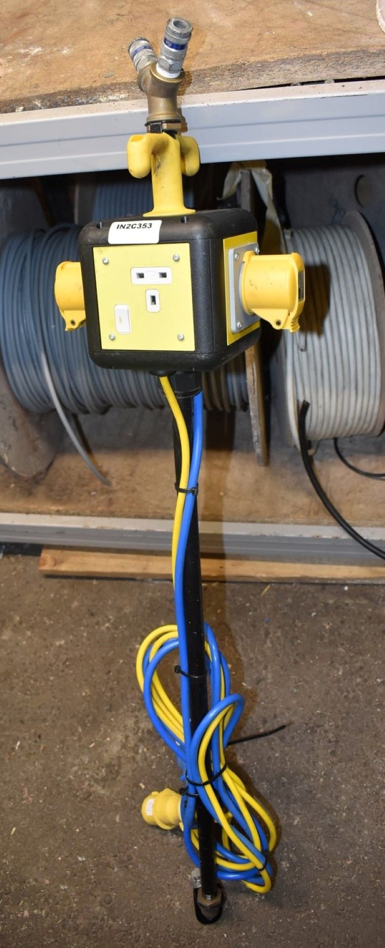 1 x Hovercube Power Socket with Compressed Air Connection - Ref: C353 - CL816 - Location: Birmingham - Image 3 of 9