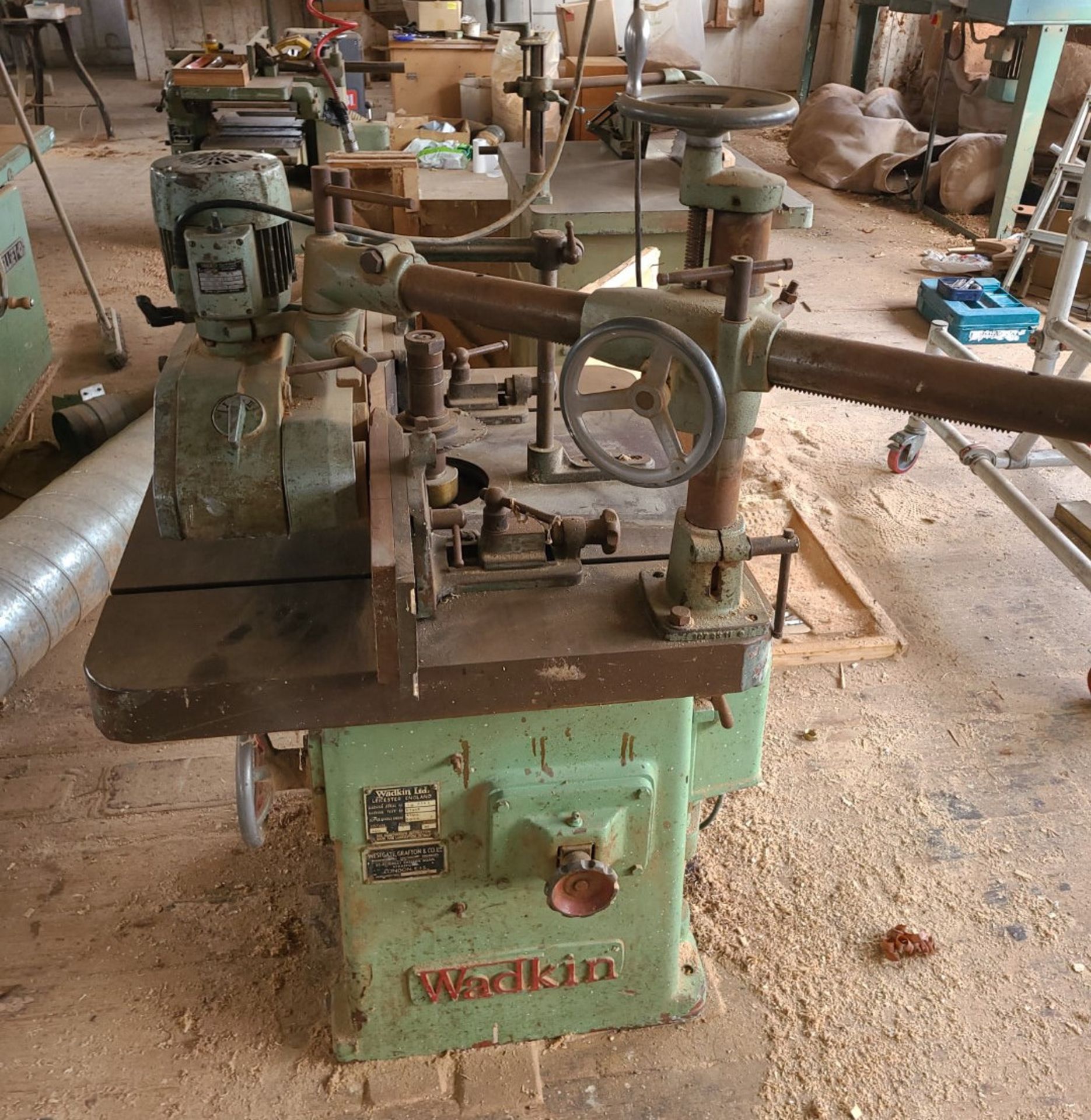 1 x Wadkin Bursgreen 6Ft Spindle Moulder - 3 Phase - Ref: CNT216 - CL846 - Location: Oxford