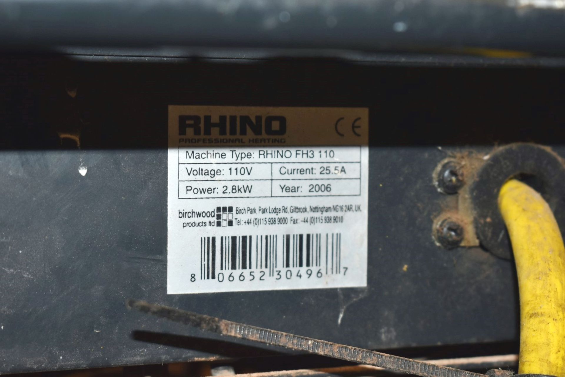 1 x Rhino FH3 110v Fan Heater - Image 3 of 5