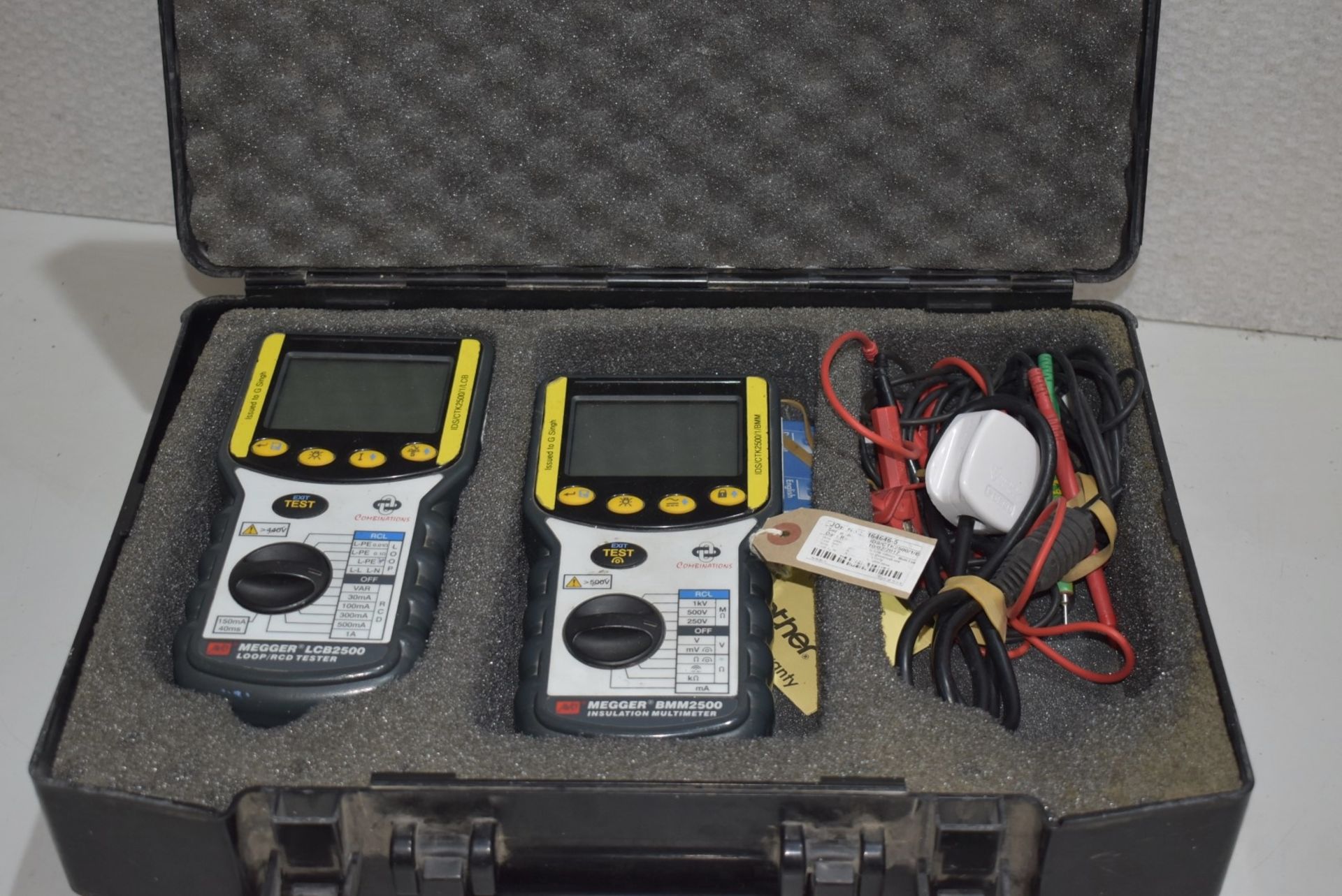 1 x MEGGER CTK 2500 Test Kit - Includes 1 x BMM 2500 insulation multimeter, and 1 x LCB2500 2 loop/ - Image 3 of 11