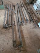 Collection Of Long Metal Clamps - Ref: - CL846 - Location: Oxford OX2This lot is from a recently