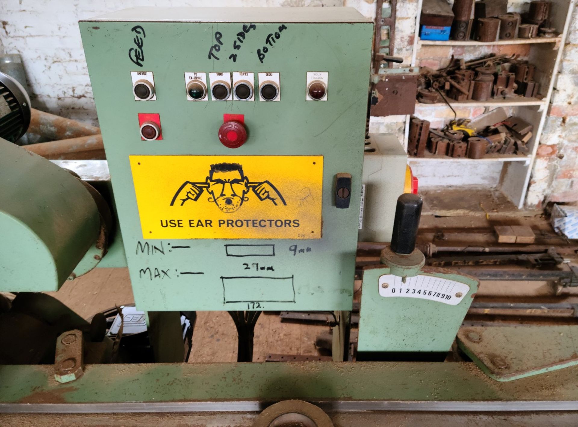 1 x Guilliet 4-Sided Planer With a 1.8m Straightening Table - Ref: CNT231 - CL846 - Location: Oxfor - Image 7 of 12