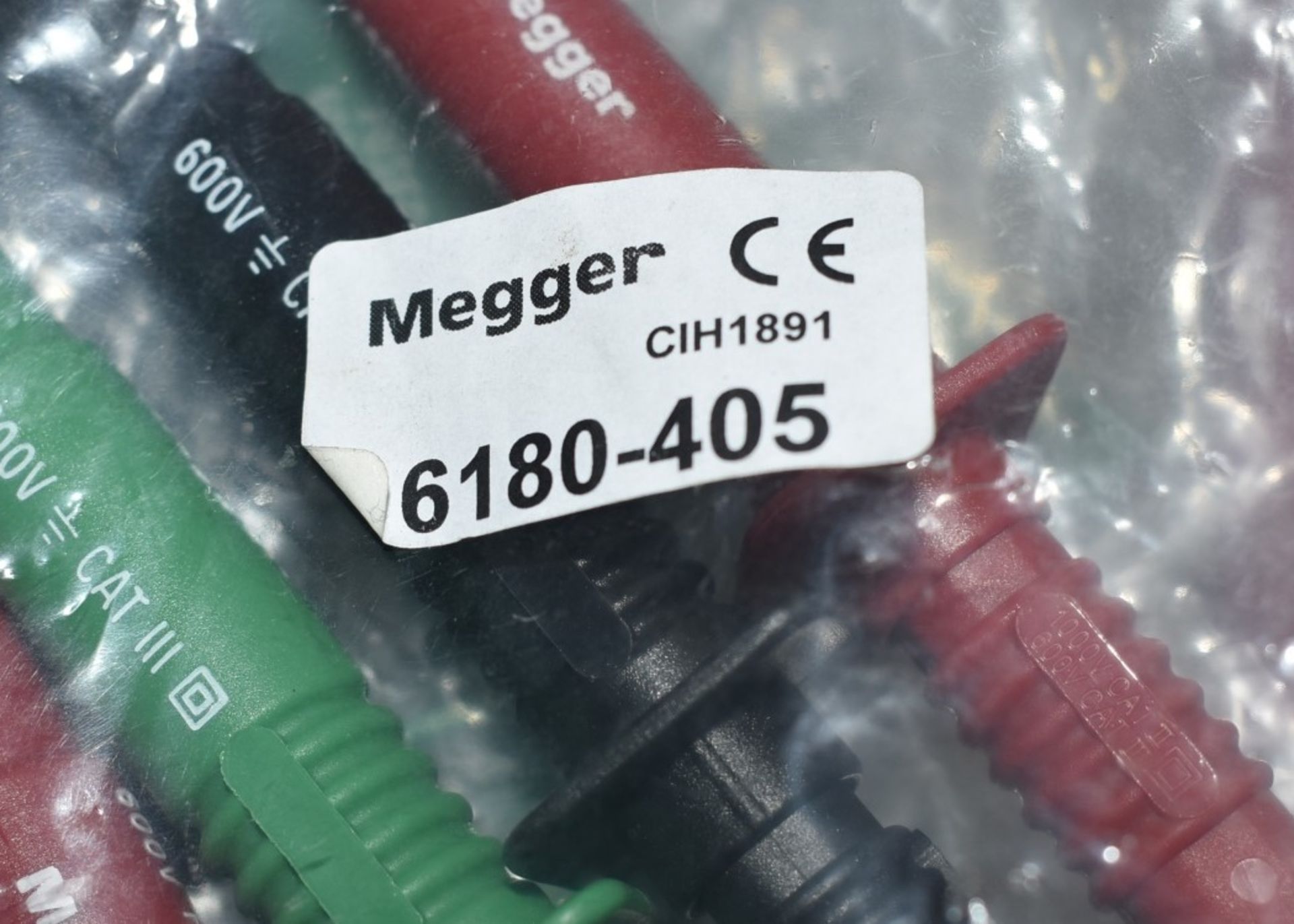 1 x MEGGER 6180-405 Crocodile Clips & Probes - Quantity As Shown - Image 3 of 3