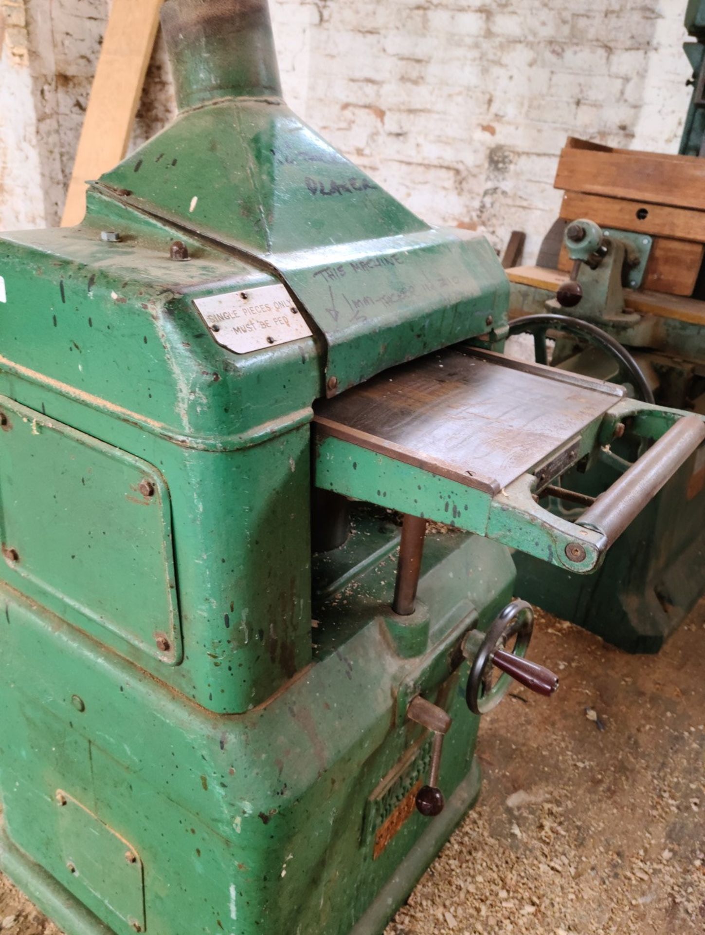 1 x Wadkin 12" Planer - Ref: CNT230 - CL846 - Location: Oxford OX2This lot is from a recently closed - Image 7 of 13
