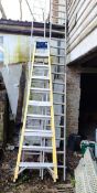 1 x 9 Tread Fibreglass Ladder - Ref: - CL846 - Location: Oxford OX2This lot is from a recently