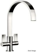 1 x RANGEMASTER 'Aspire' Dual Lever Monobloc Kitchen Tap In Chrome - Ref: TAI1CM - New & Boxed Stock