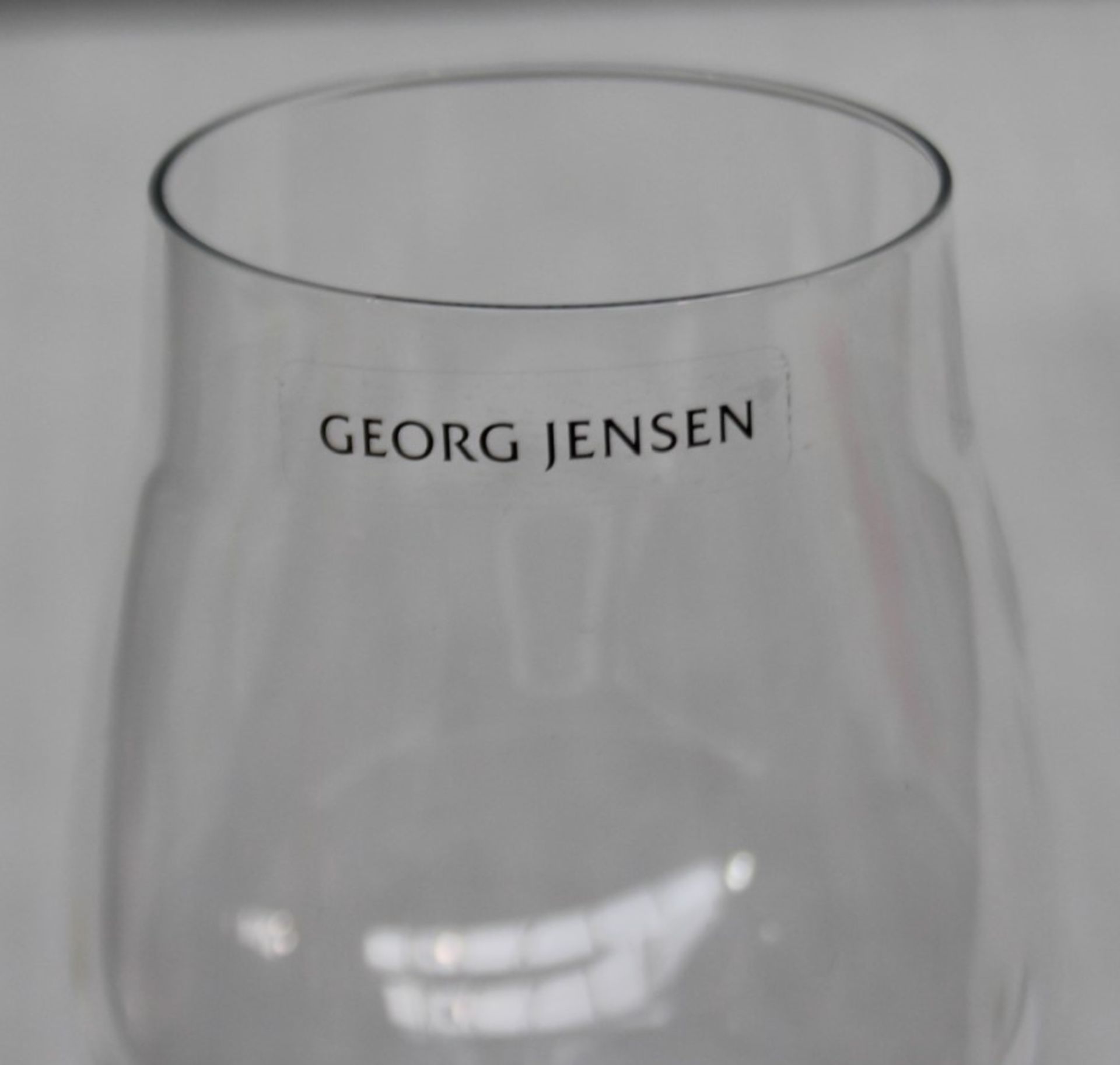 5 x GEORG JENSEN 'Sky' Crystal White Wine Glass - Ref: 6864831/HAS2157/WH2-C5/02-23-1 - CL987 - - Image 6 of 8