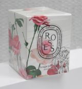 1 x DIPTYQUE Roses Candle 190G 21 - Original Price £60.00 - Sealed / Boxed Stock - Ref: 7096865/