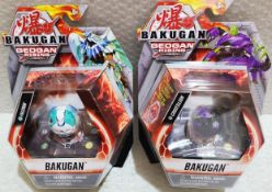 2 x BAKUGAN Bakugan Geogan Rising - Core Collectible Action Figures