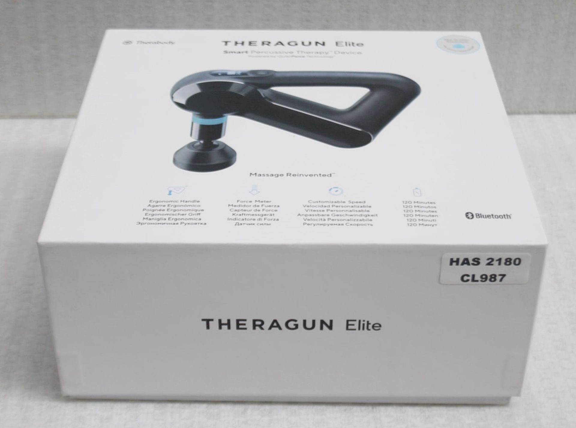 1 x THERABODY Theragun Elite Massager In Black - Original Price £375.00 - Unused Boxed Stock - Image 3 of 11