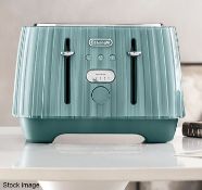 1 x DE'LONGHI 'Ballerina' 4-Slot Toaster - Original Price £73.95 - Ref: 7141813/HAS1790/WH2-C/02-