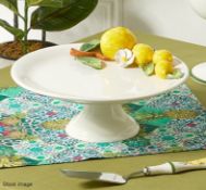 1 x LES OTTOMANS Lemon Cake Stand With Matching 22cm Bowl - RRP £225.00 *See Condition Report*