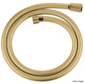 1 x GROHE Twist-Free Shower Hose 1250mm, with a 'Cool Sunrise' Finish - Ref: 28362GL0 - New &