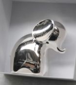 1 x ENGLISH TROUSSEAU KIDS Silver Plated Elephant Coin Bank - Original Price £69.95 - Ref: