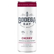 24 x Bodega Bay Hard Seltzer 250ml Alcoholic Sparkling Water Drinks - Cherry Mango & Goji Berry