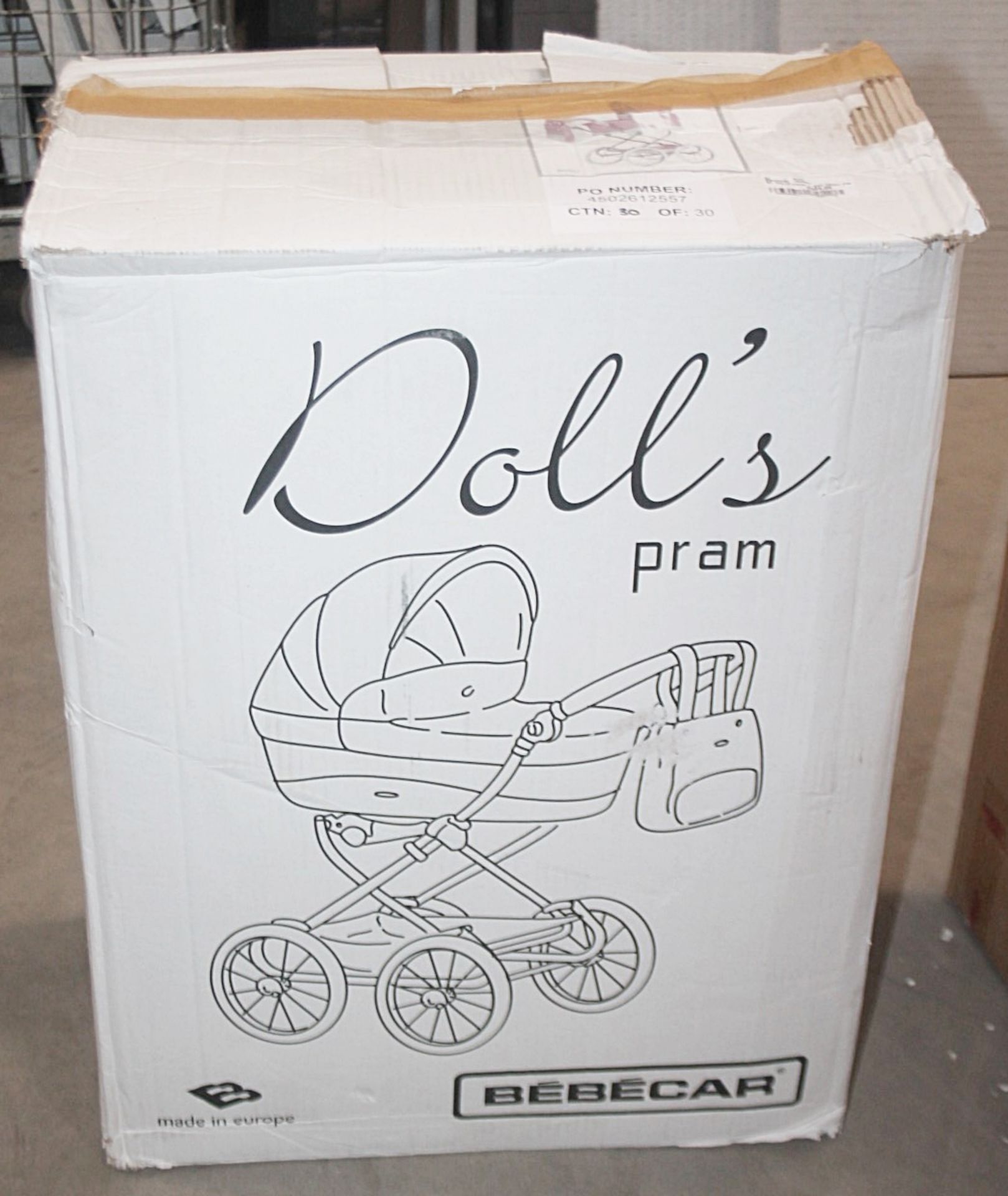 1 x BEBECAR 'Stylo' Premium Dolls Pram + Bag In Candy Pink - Original Price £325.00 - Image 2 of 13