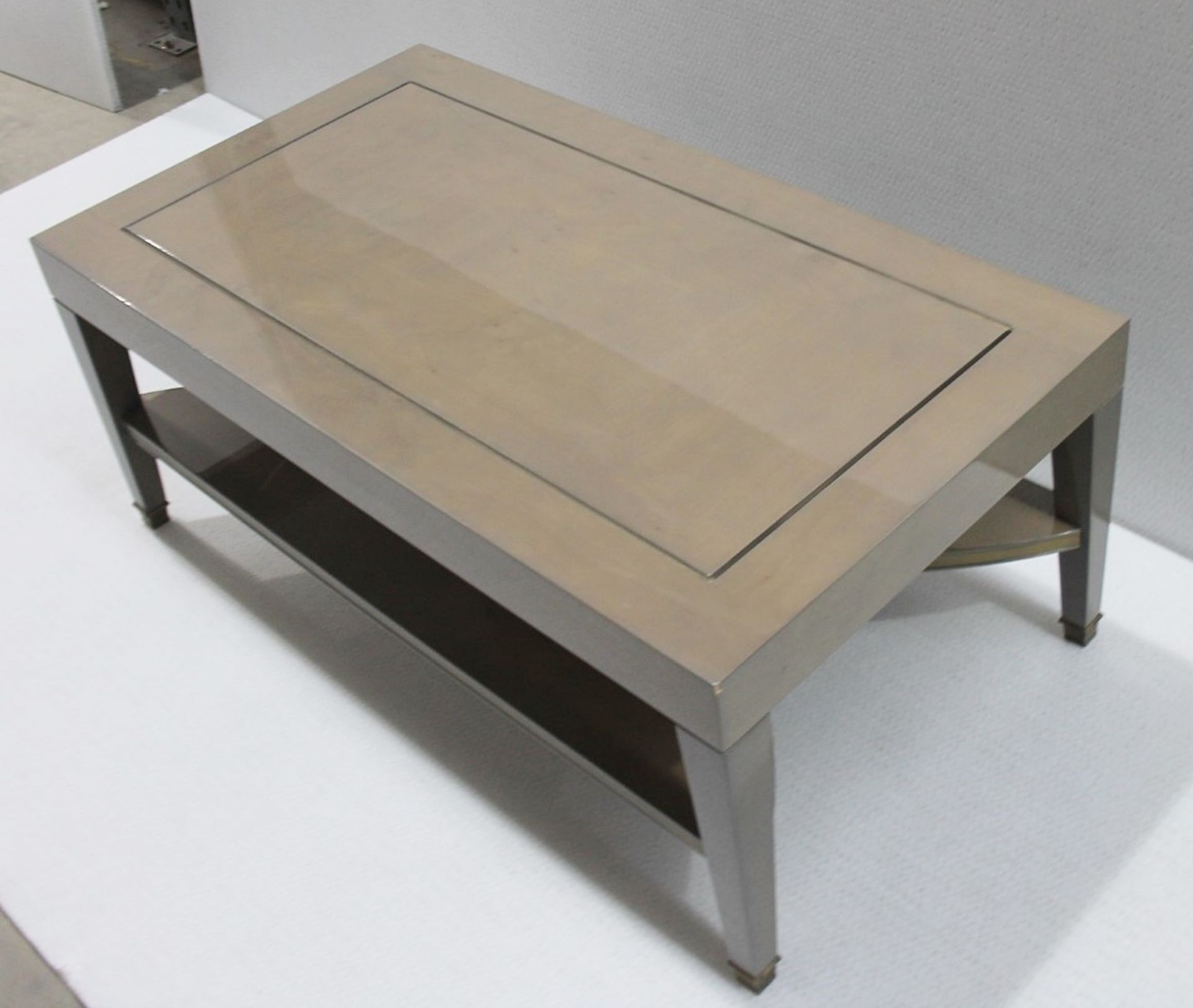 1 x JUSTIN VAN BREDA 'Legacy Alexander' Designer Lacquered Coffee Table With Undershelf - RRP £5,000 - Image 7 of 9