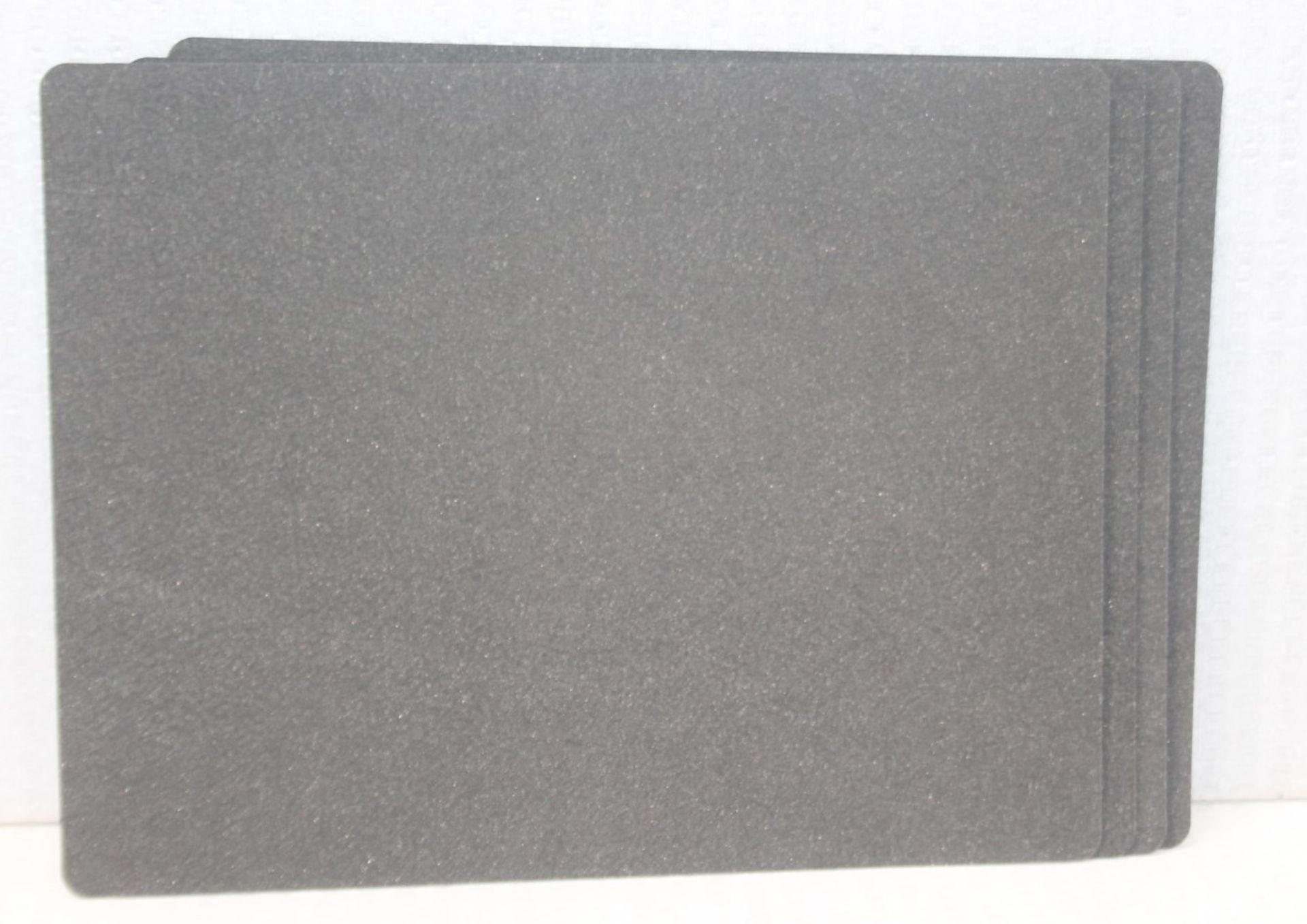 Set of 4 x LIND DNA 'Hippo' Leather Square Placemats Table Mats, In Black - Original Price £72.95 - Image 9 of 9