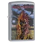 1 x Genuine Zippo Windproof Refillable Lighter - IRON MAIDEN - Presented in Gift Box - RRP £40 -