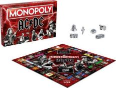 1 x Monopoly Board Game - AC/DC COLLECTORS EDITION - Officially Licensed Merchandise - New & Sealed