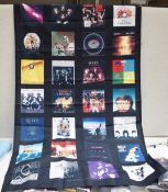 1 x Queen Freddie Mercury Discography Album Cover Textile Fabric Poster Flag - Size: 104 x 70 cms -