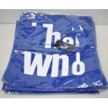 7 x The Who Eco Tote Shopper Bags - Size: 40 x 36 cms - Polypropylene Eco Material With Artwork