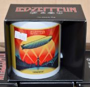 6 x Rock n Roll Themed Band Drinking Mugs - LED ZEPPELIN CELEBRATION DAY - Officially Licensed