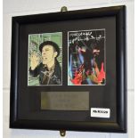 1 x Framed DAVID BOWIE Autograph - Outside Postcard Signed By David Bowie - Includes COA -