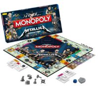 1 x Monopoly Board Game - METALLICA COLLECTORS EDITION - Officially Licensed Merchandise - New &