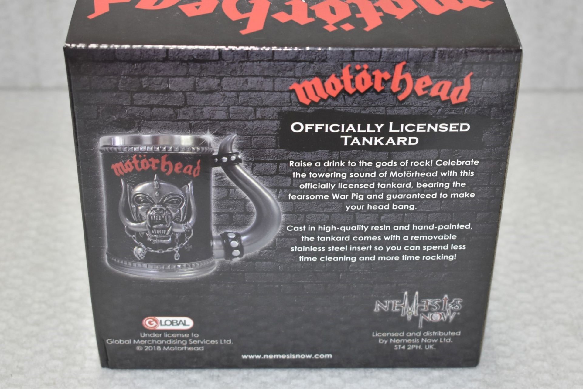 1 x Motorhead Drinks Tanker By Nemesis Now - Features Detailed Warpig Sculpture, Hand Painted - Image 6 of 11