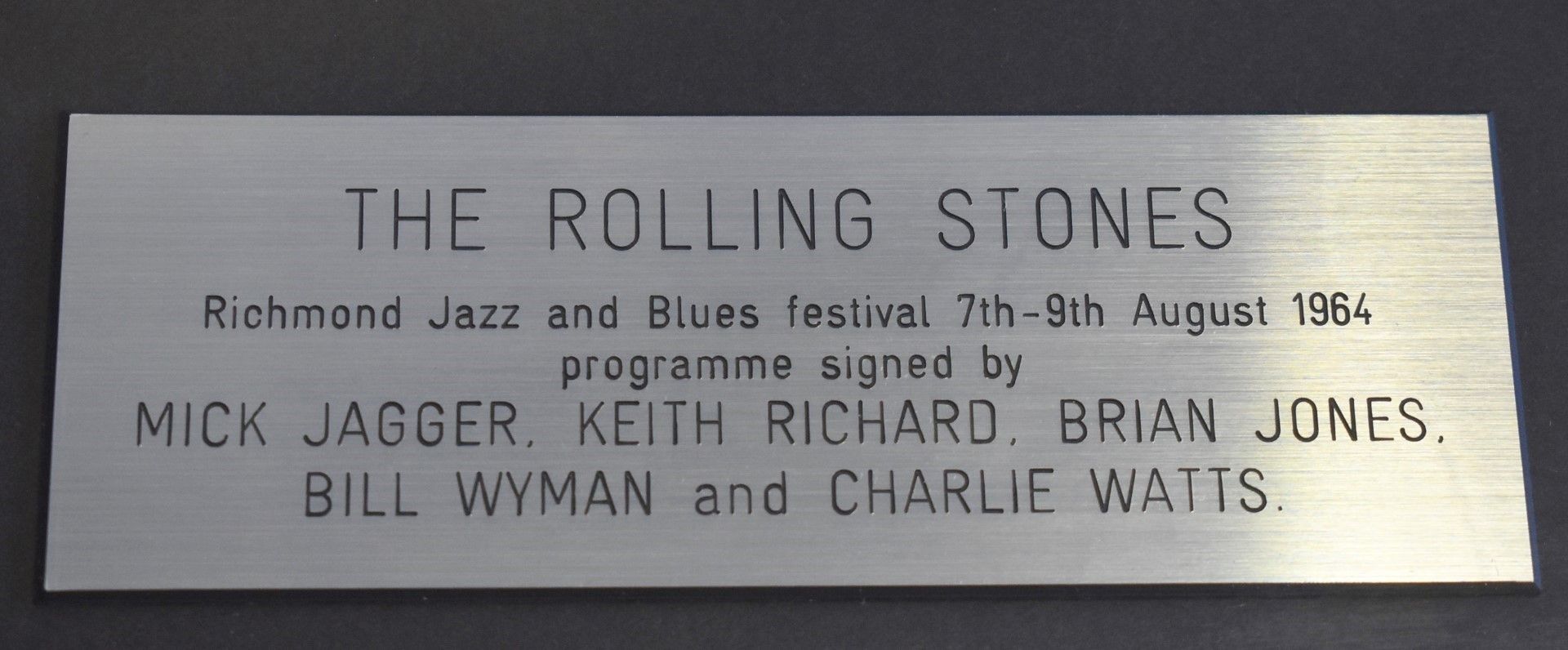 1 x Framed THE ROLLING STONES Autographs - 1964 Richmond Jazz and Blues Festival Programme Signed - Image 12 of 13