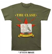 1 x THE CLASH Know Your Rights Logo Short Sleeve Men's T-Shirt by Gildan - Size: XXL - Colour: