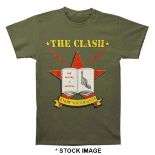 1 x THE CLASH Know Your Rights Logo Short Sleeve Men's T-Shirt by Gildan - Size: XXL - Colour: