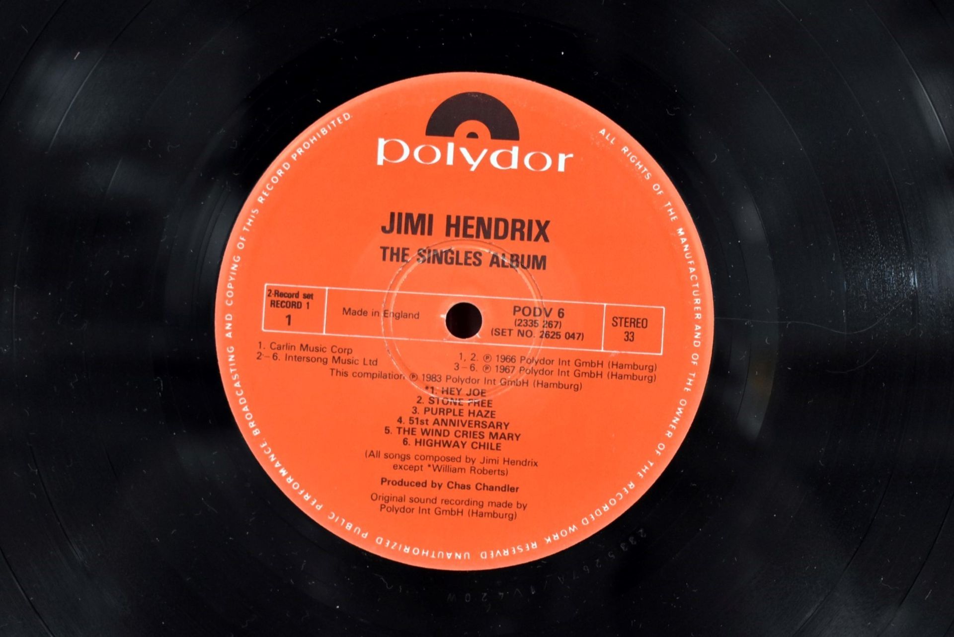 1 x JIMI HENDRIX The Singles Album Polydor Records Limited 1983 2 Double Sided 12 Inch Vinyls - - Image 14 of 22
