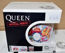 6 x Rock n Roll Themed Band Drinking Mugs - QUEEN - Officially Licensed Merchandise by GB Eye -