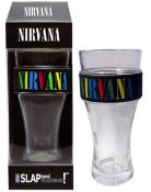 1 x Nirvana Slap Band Drinking Glass With Gift Box - Officially Licensed Merchandise - New & Unused