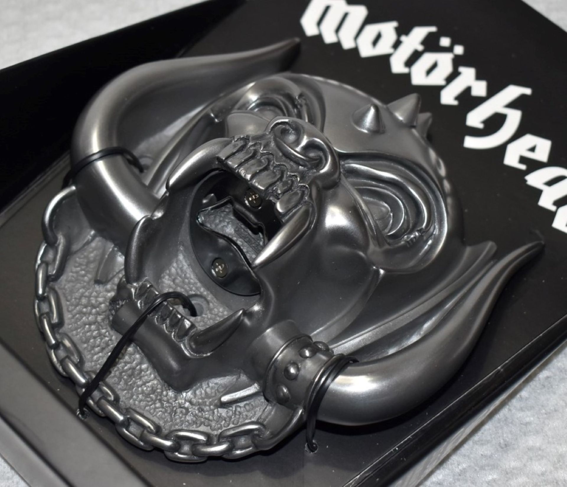 1 x Motorhead Wall Mounted Bottle Opener - Snaggletooth With a Gun Metal Finish - By Beer Buddies - - Image 12 of 12