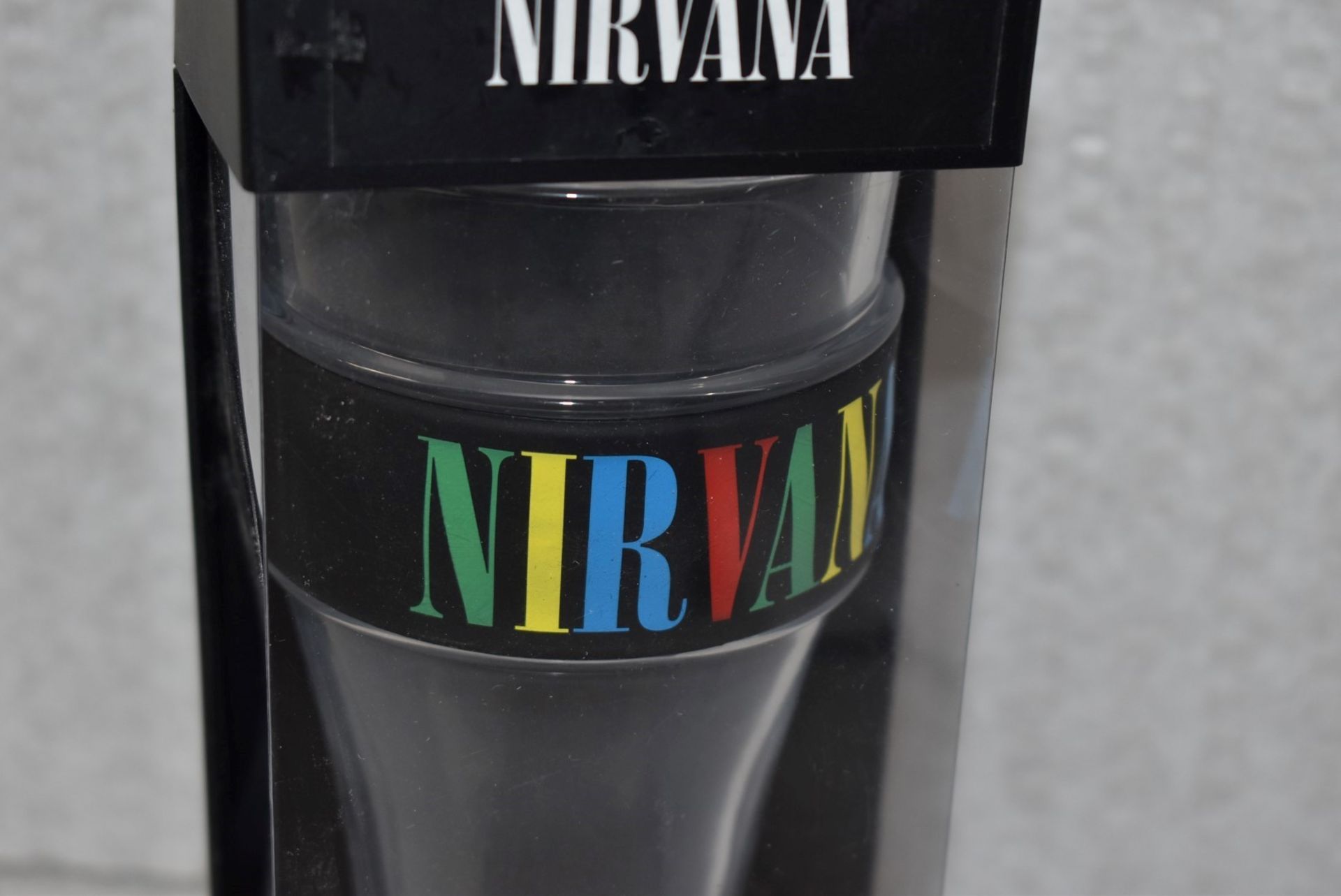 1 x Nirvana Slap Band Drinking Glass With Gift Box - Officially Licensed Merchandise - New & Unused - Image 5 of 7