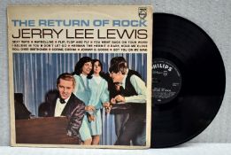 1 x JERRY LEE LEWIS The Return Of Rock! Mercury Record Corporation 2 Sided 12 Inch Vinyl - Ref: