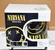 6 x Rock n Roll Themed Band Drinking Mugs - NIRVANA - Officially Licensed Merchandise by GB Eye -