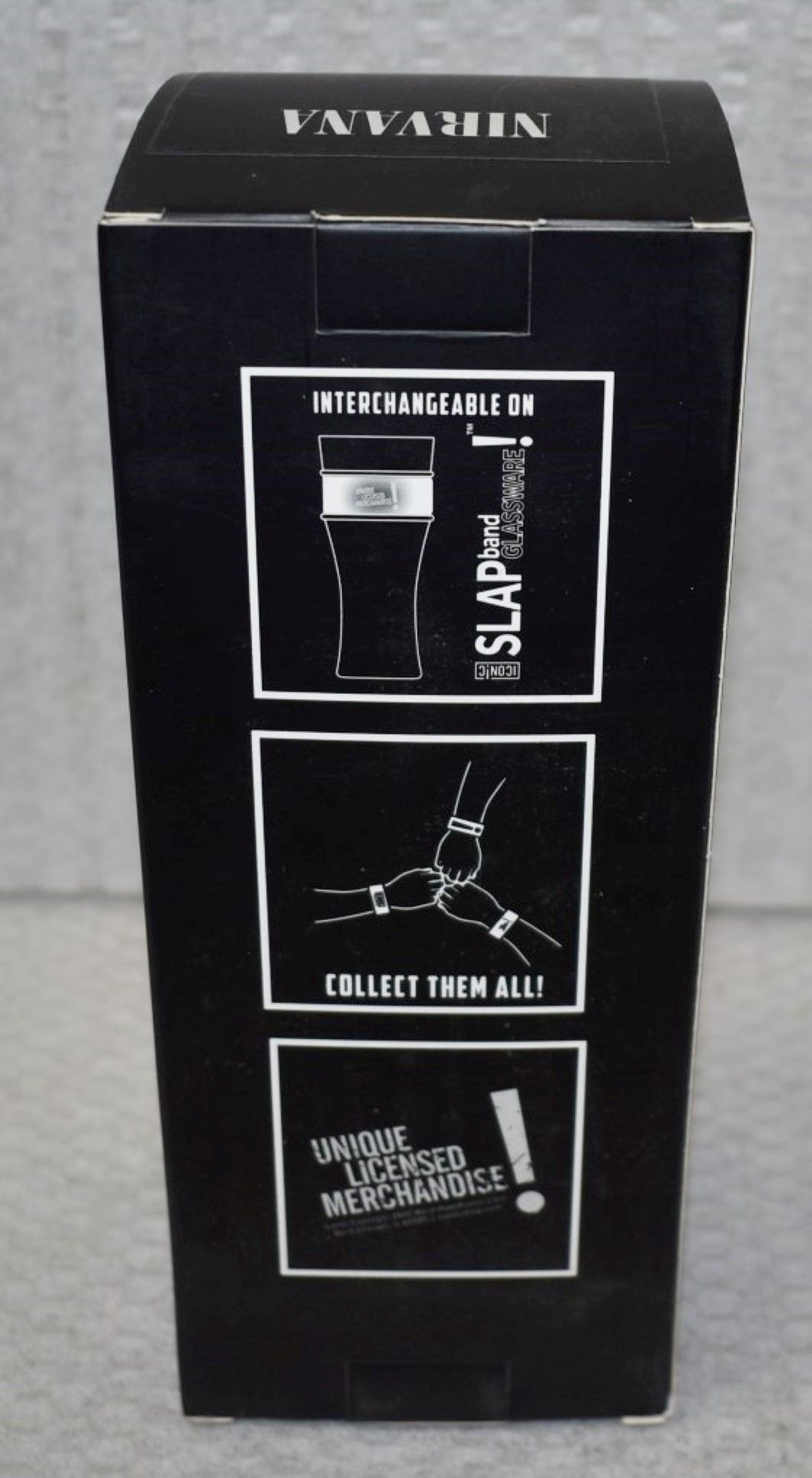 1 x Nirvana Slap Band Drinking Glass With Gift Box - Officially Licensed Merchandise - New & Unused - Image 3 of 7