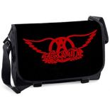 1 x Aerosmith Messenger Shoulder Bag - Ideal For Students to Carry Notebooks, Stationery and Papers