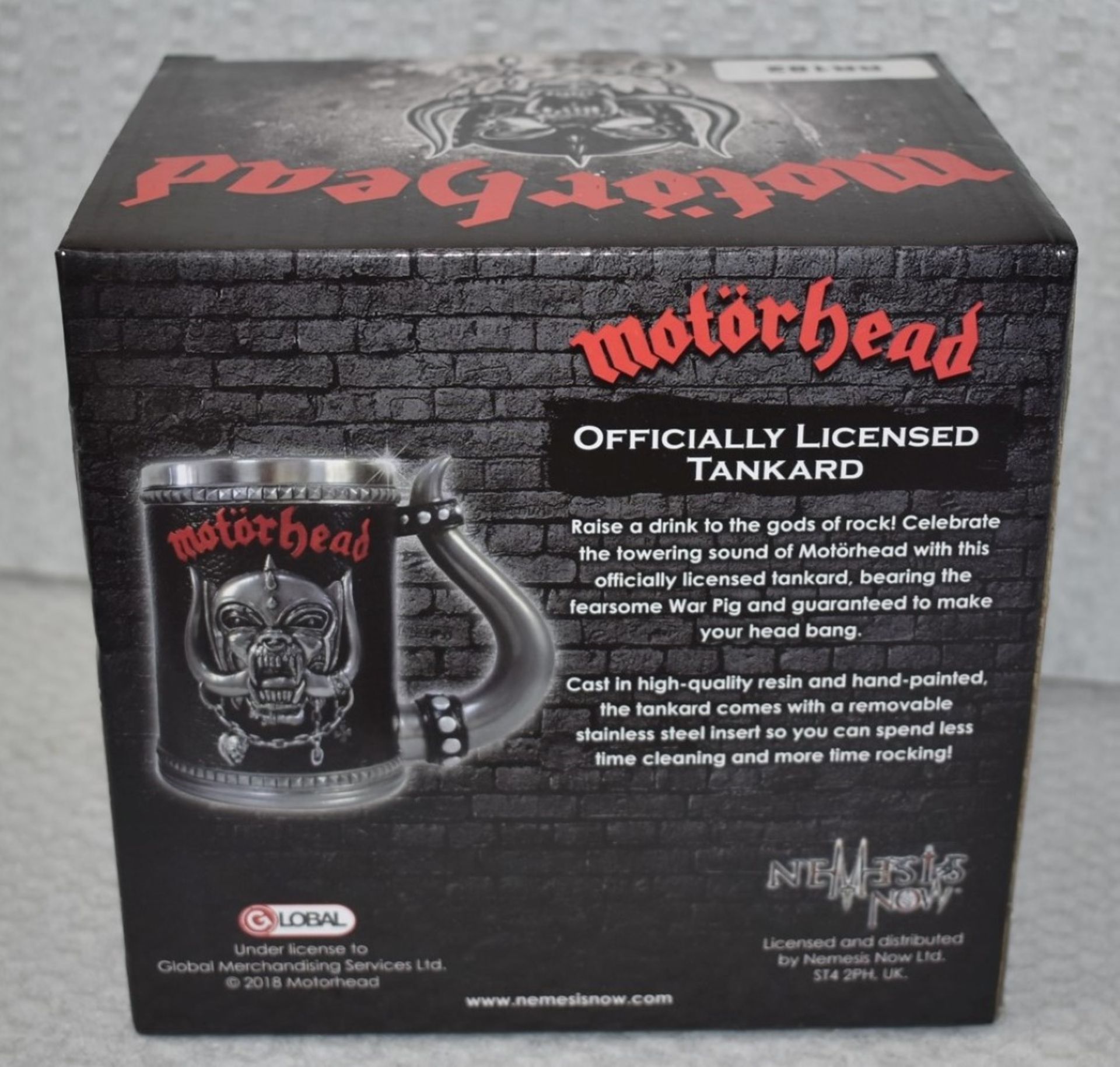 1 x Motorhead Drinks Tanker By Nemesis Now - Features Detailed Warpig Sculpture, Hand Painted - Image 6 of 8