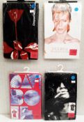 4 x Rock and Roll Themed Depeche Mode, David Bowie and Slash Ladies T-Shirts - Size: Large -