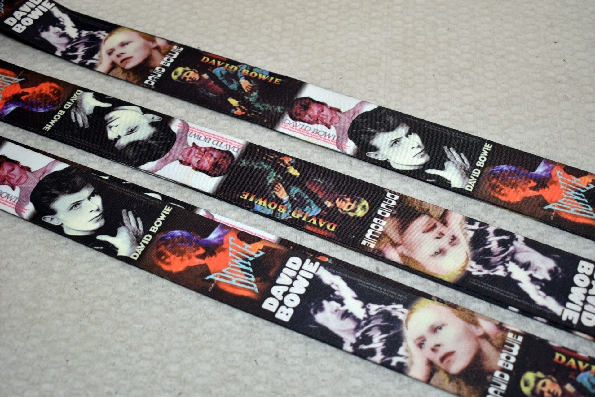 3 x David Bowie Guitar Straps by Perri's - Officially Licensed Merchandise - RRP £90 - New & Unused - Image 8 of 8