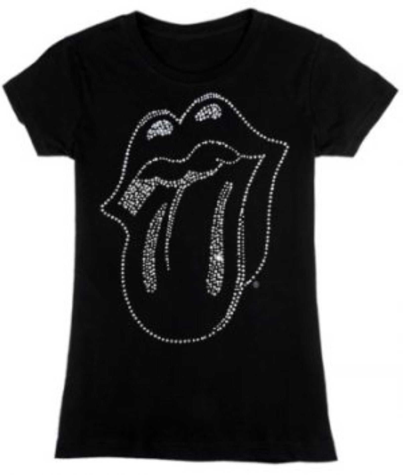 3 x THE ROLLING STONES Various Designs Short Sleeve Ladies T-Shirts - Size: Large - Officially - Image 2 of 8