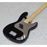 1 x Miniature Hand Made Guitar by Baby Axe - Phil Lynott Fender Precision Mirrored Bass - New &