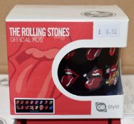 6 x Rock n Roll Themed Band Drinking Mugs - THE ROLLING STONES - Officially Licensed Merchandise by